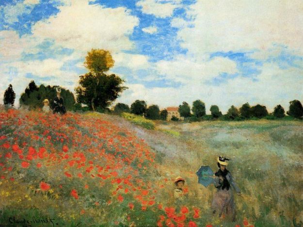 Claude Monet, Poppies at Argenteuil, 1873