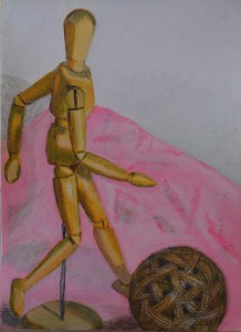 7 Manakin and Taakraw in Acrylic