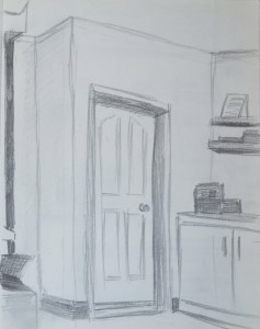 9 - 4th Pencil Sketch in my Apartment