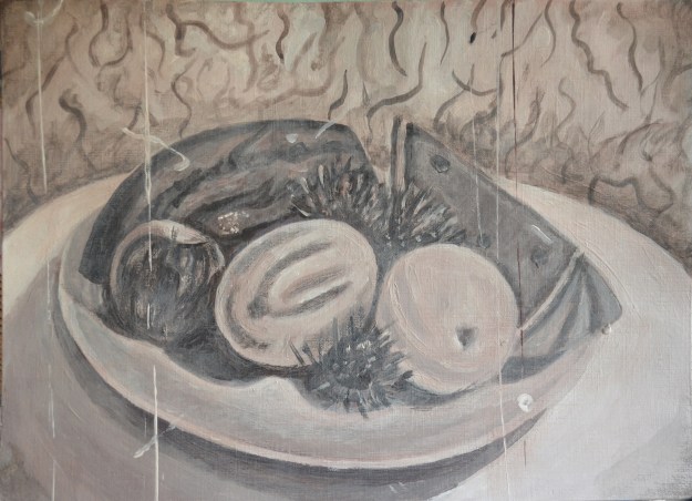 Finished Piece in Sepia