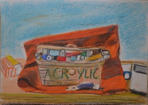 3 - Rough Study Influenced by Glenn Brown