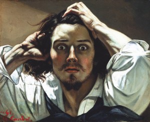 Self-Portrait by Gustave Courbet a Desperate Man 1843–45