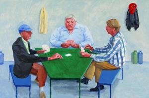 David Hockney Card Players No1